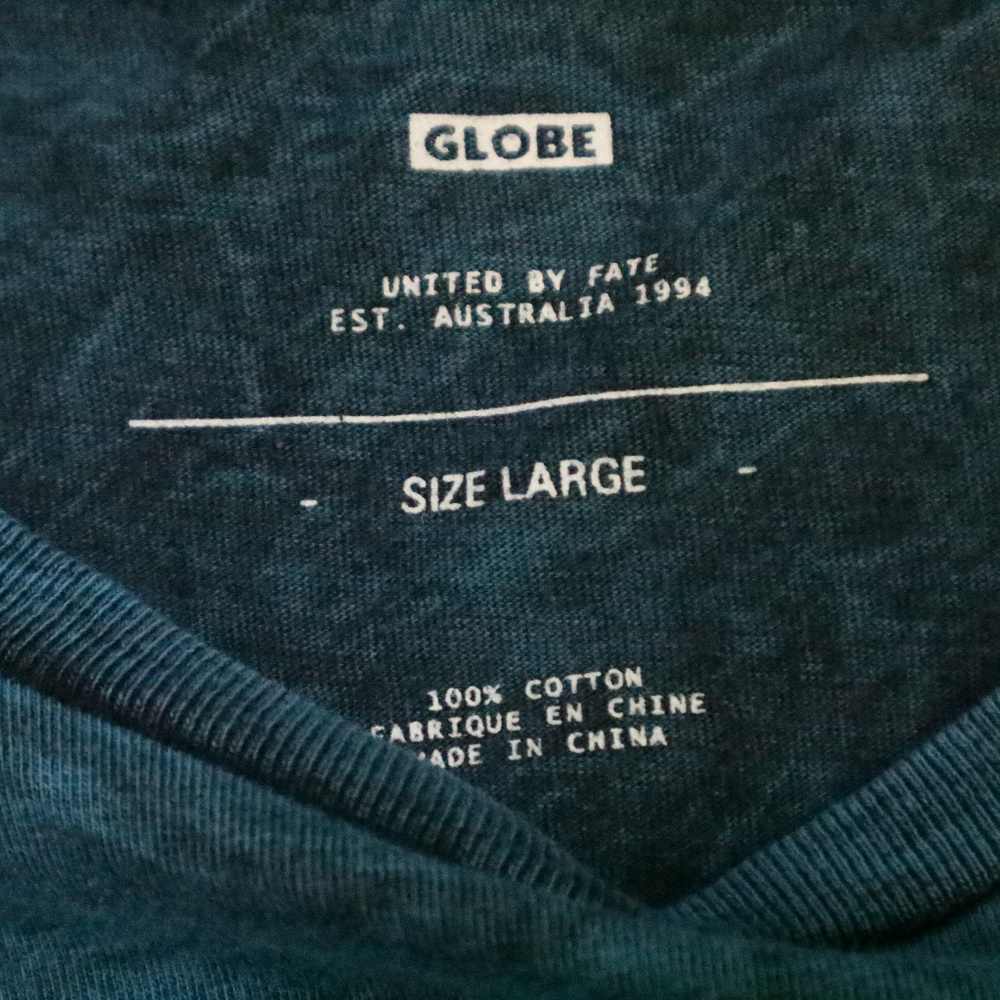 GLOBE Smiths LS Moroccan Acid Wash Tee NWT Sz LG Men - Picture 6 of 7